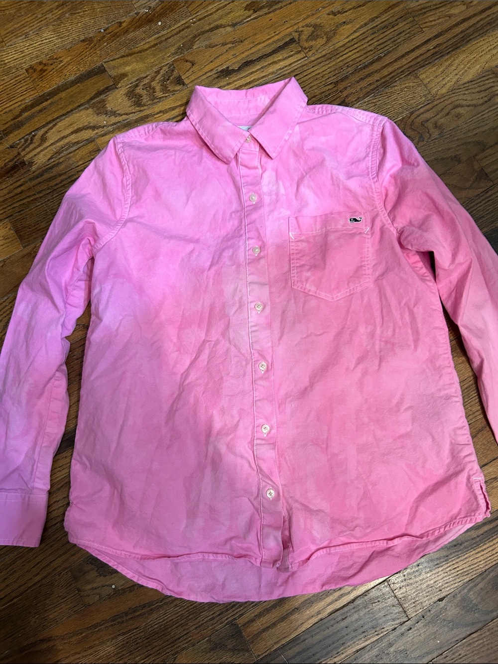 Vineyard Vines Women’s ' Pink Long-Sleeve Button-Down Shirt
